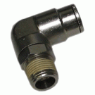 Male Swivel Elbow Fitting: 1/2" NPT - 3/8" Tube